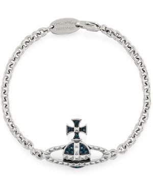 Vivienne Westwood Crystal-Embellished Bracelet - Metallic