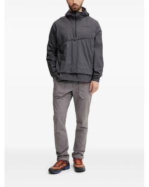adidas Terrex Half-Zip Hooded Jacket - Black