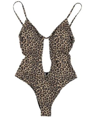 MATINEÉ Bañador Lilly Con Motivo De Leopardo - Neutro