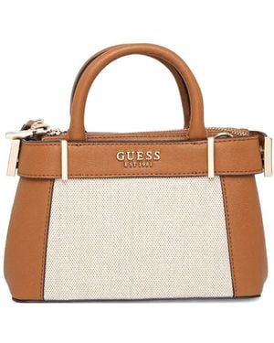 Guess Sac À Bandoulière À Logo - Marron