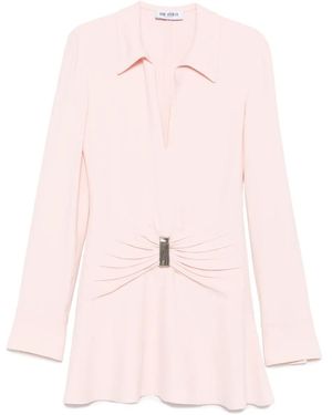 The Attico Kleid mit Raffungen - Pink