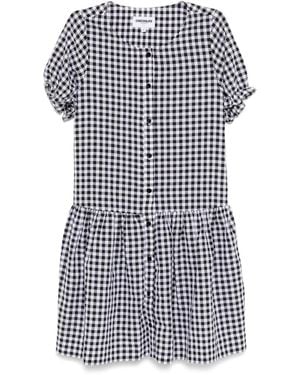 Chocoolate Checked Dress - Black