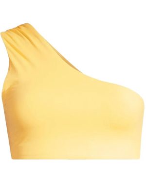 Casall Twist One-Shoulder Bikini Top - Yellow