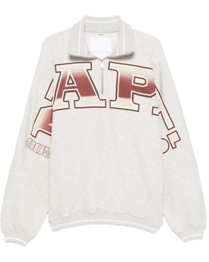 Napapijri Collared Sweatshirt - White