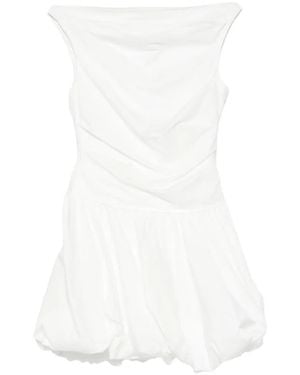 Jonathan Simkhai Gathered Mini Dress - White