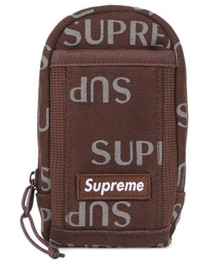 Supreme Borsa Con Stampa Logo - Marrone