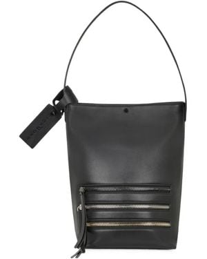 John Richmond Bolso De Hombro Con Triple Cremallera - Negro