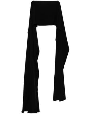 Zuhair Murad Multi-Way Shoulder Cape - Black