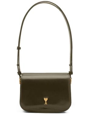 Ami Paris Bolso De Hombro Paris Paris - Verde