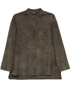 Max Mara Buttoned Pocket Jacket - Brown