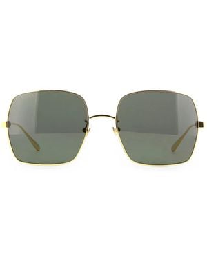 Gucci Oversized-Frame Sunglasses - Green