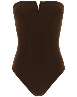 Eres Apparence Strapless Swimsuit - Brown