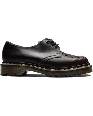 Dr. Martens Bottines En Cuir À Design Perforé - Noir