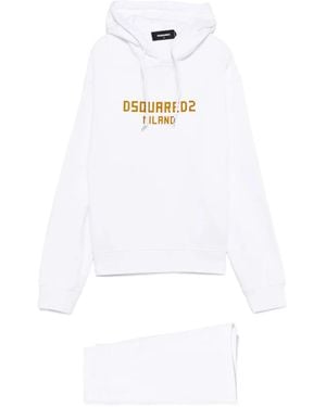 DSquared² Cotton Track Suit - White