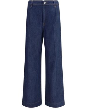 7 For All Mankind Darted Jeans - Blue