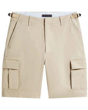 Tommy Hilfiger Multiple-Pocket Cargo Shorts - Natural
