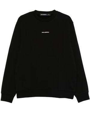 KARL LAGERFELD Graphic-Print Sweatshirt - Black