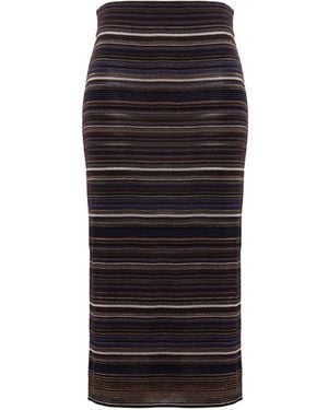 Missoni Striped Midi Skirt - Black