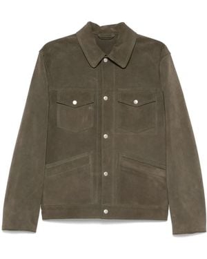 Fursac Suede Jacket - Green