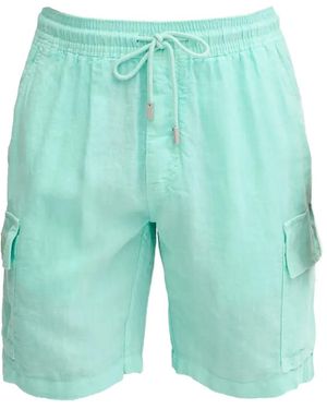 Vilebrequin Bermudas Cargo Con Cordones - Azul