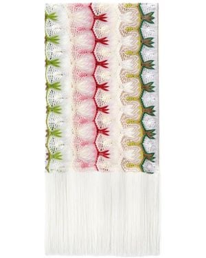 Missoni ニットスカーフ - ホワイト