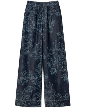 Twinset Woven Trousers - Blue