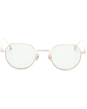 Matsuda Geometric-Frame Sunglasses - White