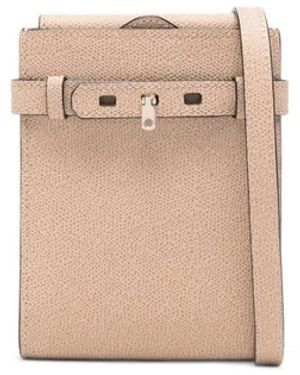 Valextra Brera Buckle Mini Bag - Natural