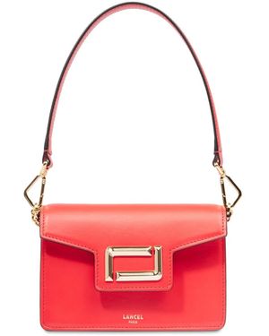 Lancel レザーミニバッグ - レッド