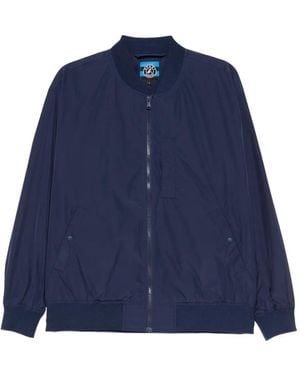 SPORT b. by agnès b. Logo-Patched Jacket - Blue