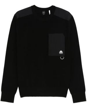 Moose Knuckles Pull À Poches Oversize - Noir
