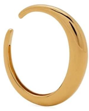 Nina Gordon Curved Earrings - Metallic