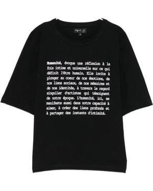 agnès b. Brando T-Shirt - Black