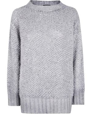 Avant Toi Round-Neck Jumper - Grey