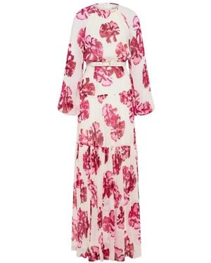 Rebecca Vallance Damask Rose Maxi Dress - Pink
