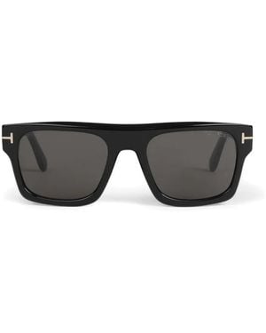 Tom Ford Rectangle Frame Sunglasses - Black