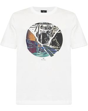 Paul Smith Graphic-Print T-Shirt - White