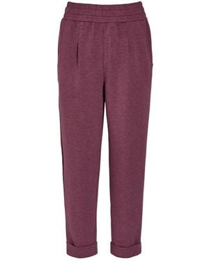 Varley Pleated Marl Pants - Purple