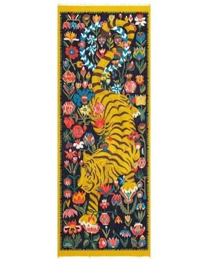 Inoui Edition Jorgen Schal Mit Tiger-Print - Schwarz