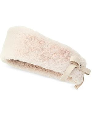 Maison Michel Zaza Bow-Detailed Hat - Natural