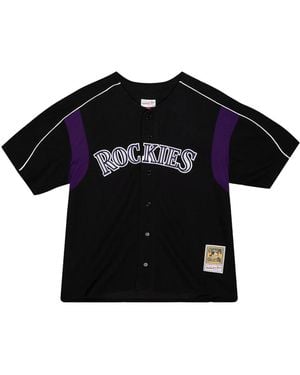 Mitchell & Ness Mlb Rockies 2003 Larry Walker Shirt - Black