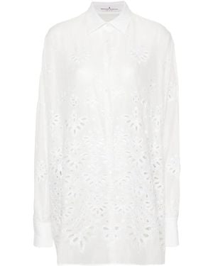 Ermanno Scervino アイレットレース シャツ - ホワイト