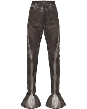 Rick Owens Flared Jeans - Grey