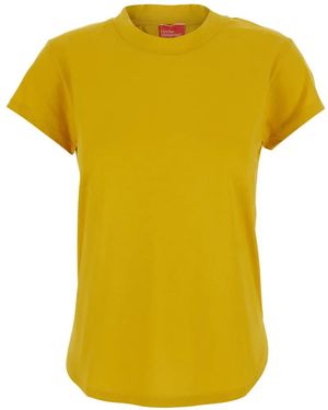 ..,merci Crew-Neck Short-Sleeve T-Shirt - Yellow