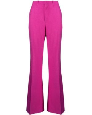 Chloé Tailored Concealed-Front Trousers - Pink