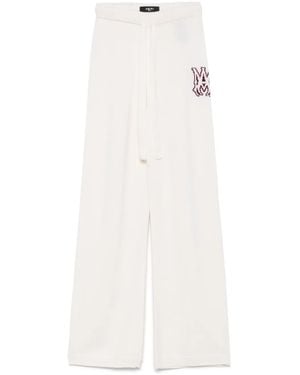 Amiri Pantaloni Sportivi Ma Jacquard - Bianco