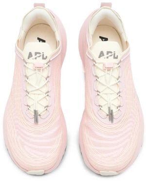Athletic Propulsion Labs Paneled Toggle-Fastening Sneakers - Pink