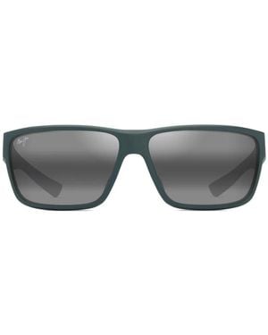 Maui Jim Uila Rectangle-Frame Sunglasses - Grey
