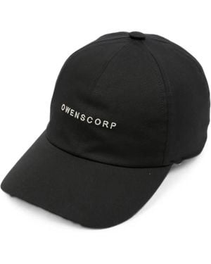 Rick Owens Embroidered Logo Baseball Cap - Black