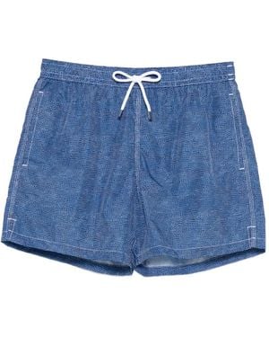 Fedeli Madeira Swim Shorts - Blue